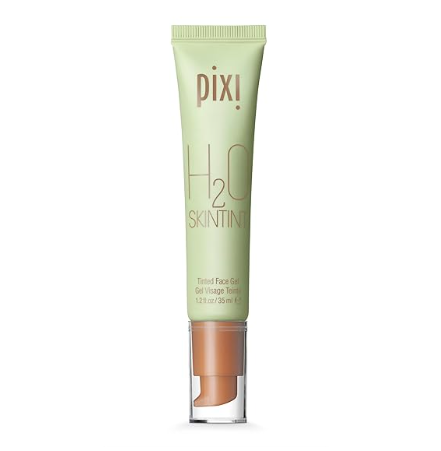 Pixi Beauty H2O SkinTint Gel facial tintado, 1.2 fl oz / 1.2 fl oz, Nutmeg