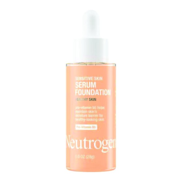 Neutrogena Sensitive Skin Serum Foundation with Moisturizing Vitamin-B5 Light/Medium 01