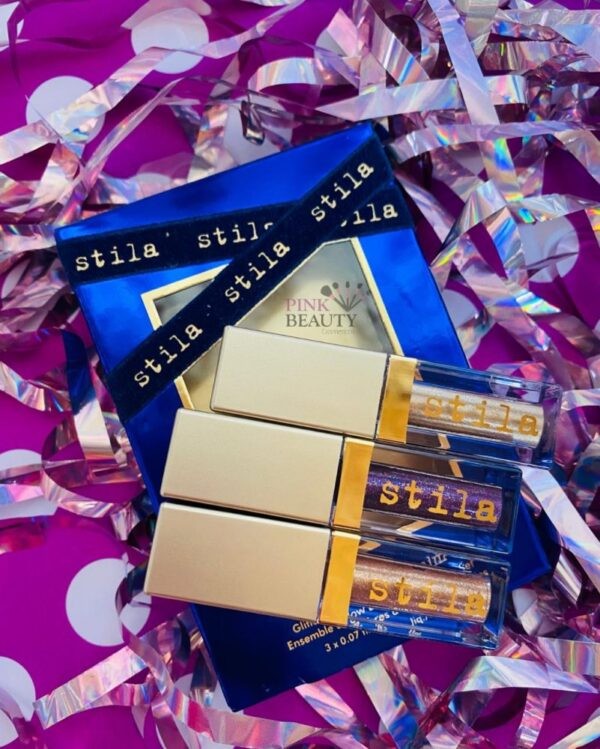 STILA THE HIGHEST REALM GLITTER & GLOW LIQUID EYE SHADOW SET