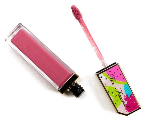TOO FACED TUTTI FRUTTI JUICY FRUITS COMFORT LIP GLAZE “HOME SLICE” 7ml