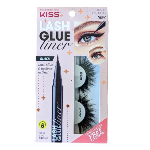 KISS LASH GLUE LINER “BLACK”+ PESTAÑAS “APPEAL”