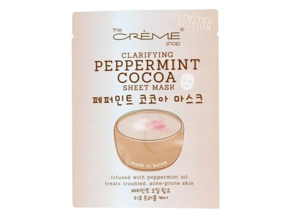 THE CREME CLARIFYING PEPPERMINT COCOA SHEET MASK