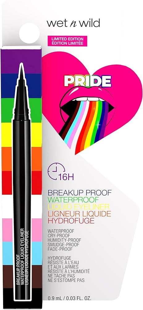 WET N WILD PRIDE BREAKUP PROOF WATERPROOF LIQUID EYELINER “ULTRA BLACK”