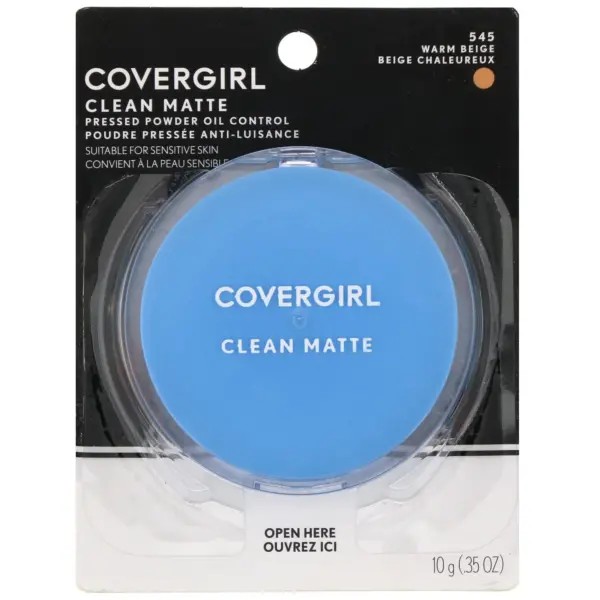 COVERGIRL CLEAN MATTE 545 WARM BEIGE POLVO COMPACTO