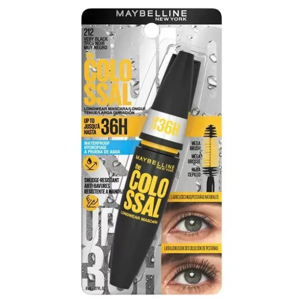 MAYBELLINE THE COLOSSAL MASCARA WATERPROOF 212 VERY BLACK