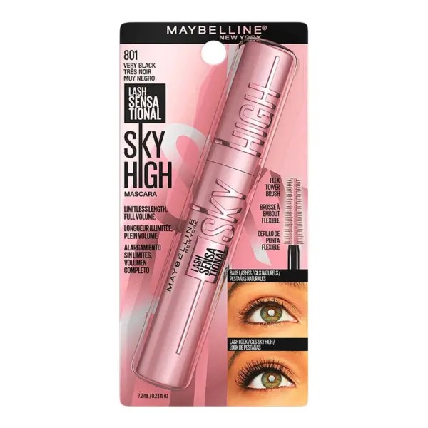 MAYBELLINE LASH SENSATIONAL SKY HIGH MASCARA 801 VERY BLACK