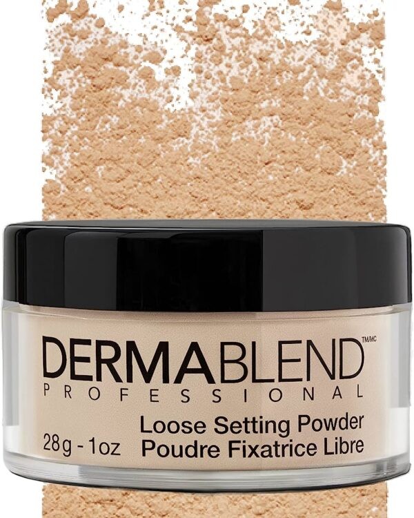 DERMABLEN PROFESIONAL Loose Setting Powder 1OZ TONO 3 COOL BEIGE