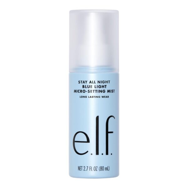 E.L.F. STAY ALL NIGHT BLUE LIGHT MICRO-SETTING MIST LONG-LASTING WEAR 80ml