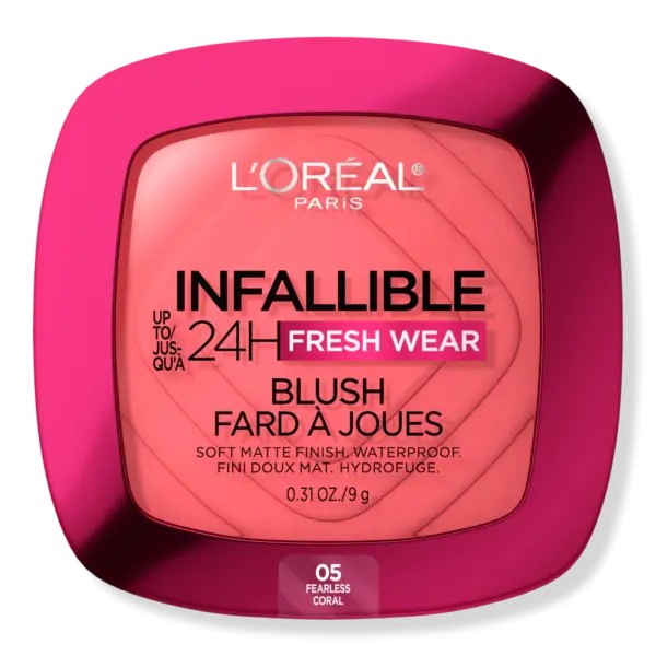LOREAL INFALLIBLE 24H FRESH WEAR MATTE BLUSH “05 FEARLESS CORAL”