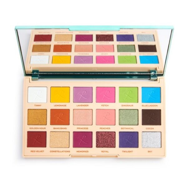 Paleta De Sombras De Ojos Color Burst De Makeup Revolution X Roxxsaurus