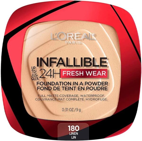 Loreal Infallible 24h Fresh Wear Powder 180 Linen