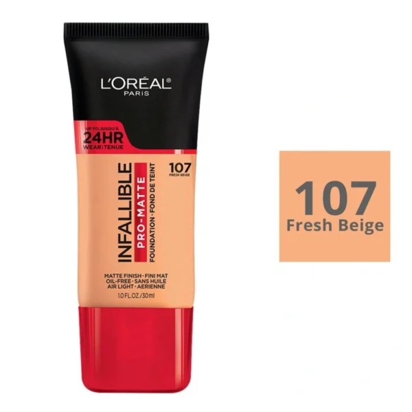 Loreal Infallible Pro Matte 107 Fresh Beige