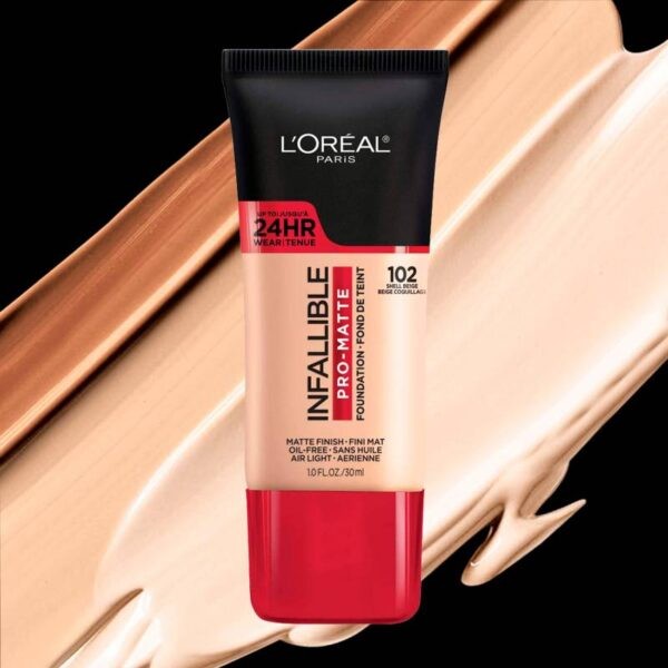 Loreal Infallible Pro Matte 102 Shell Beige