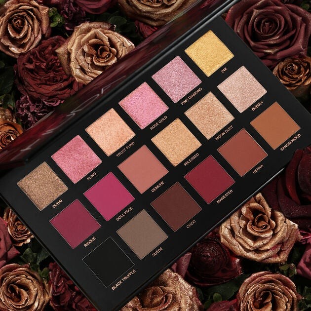 HUDA BEAUTY ROSE GOLD PALETTE REMASTERED EYESHADOW PALETTE