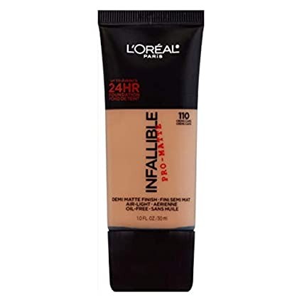 Loreal Infallible Pro Matte 110 Creme Cafe