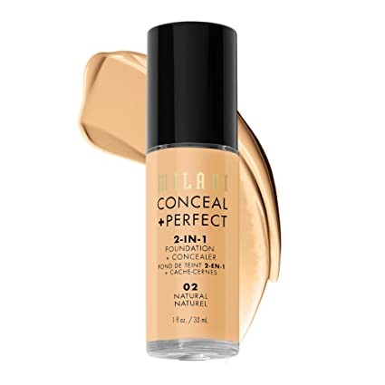 Milani Conceal + Perfect Foundation 02 Natural