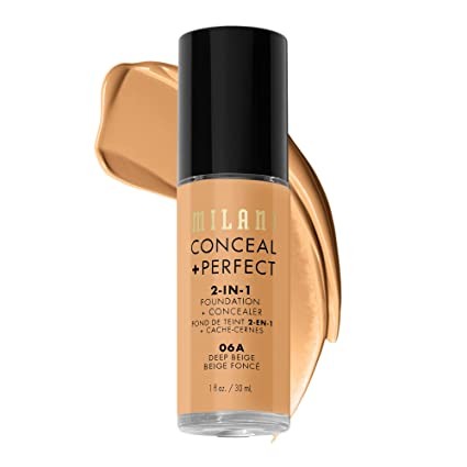 Milani Conceal + Perfect Foundation 06a Deep Beige
