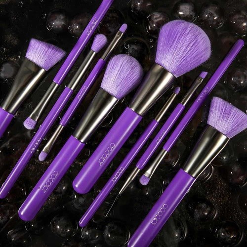 Dcolor 10 Pzs Neon Makeup Brush Set