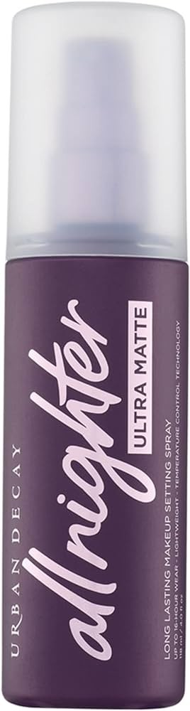 URBAN DECAY ALL NIGHTER ULTRA MATTE LONG LASTING MAKEUP SETTING SPRAY 118ml