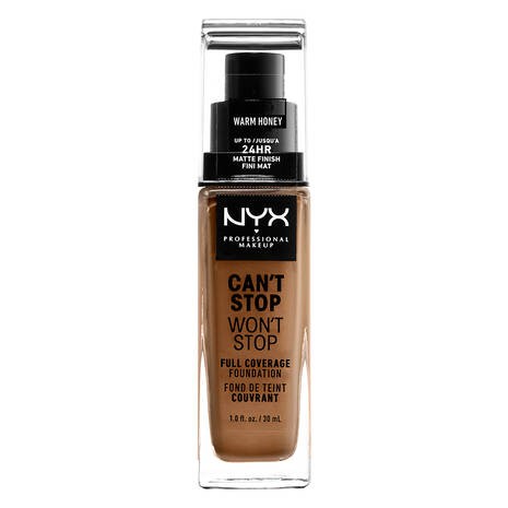 NYX CAN’T STOP WON’T STOP FULL COVERAGE FOUNDATION “WARM HONEY” 30ml