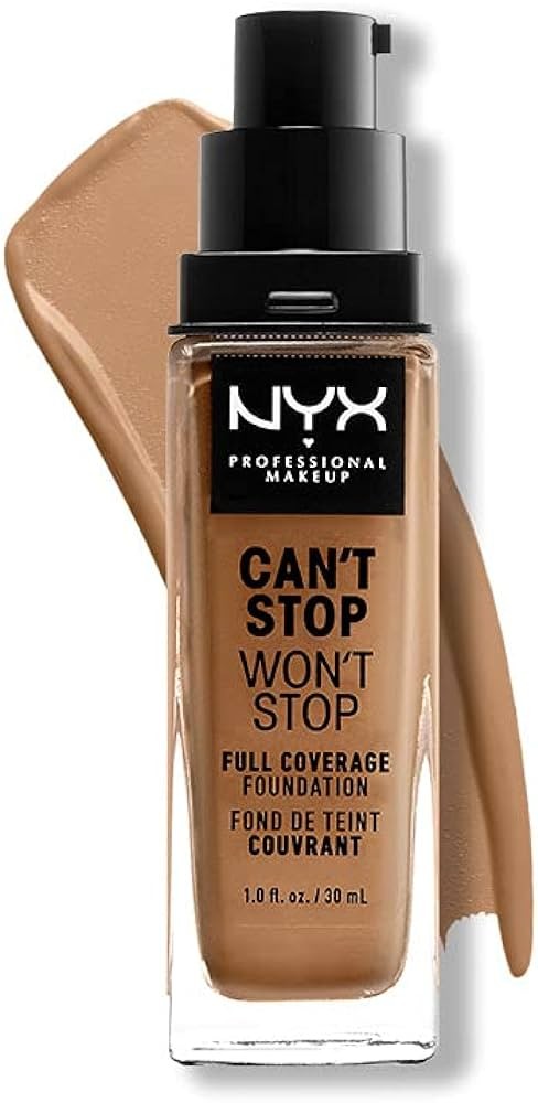 NYX CAN’T STOP WON’T STOP FULL COVERAGE FOUNDATION “HONEY” 30ml